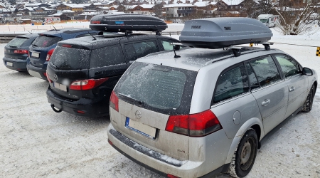 Dakkoffers op wintersport